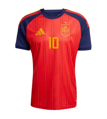 Spanien Dani Olmo #10 Hjemmebanetrøje VM 2026 Kortærmet